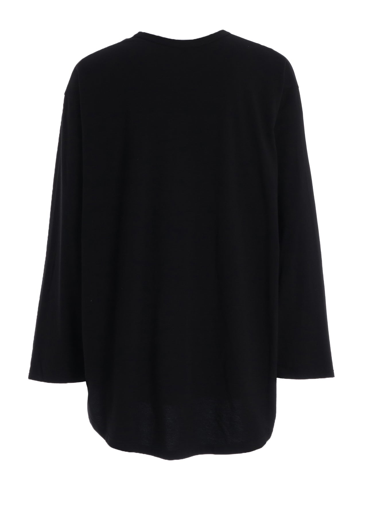 FLORAL STRIPED & COTTON JERSEY JUMBO LONG-SLEEVED T-SHIRT
