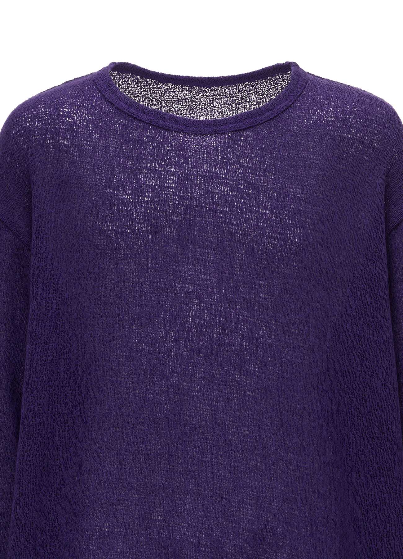 SPIDER WEB KNIT ROUND-HEM JUMBO LONG-SLEEVED T – THE SHOP YOHJI