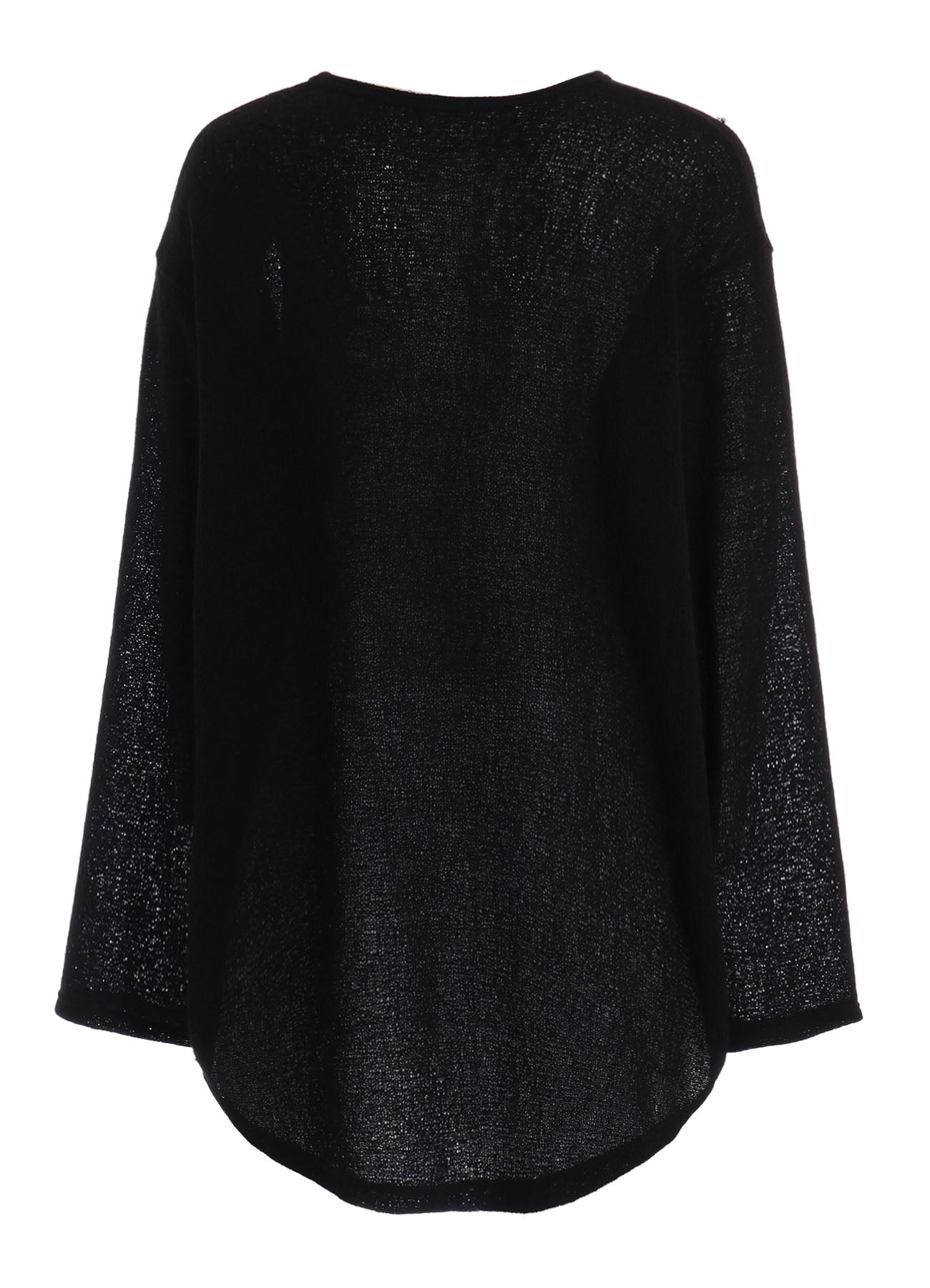SPIDER WEB KNIT ROUND-HEM JUMBO LONG-SLEEVED T – THE SHOP YOHJI