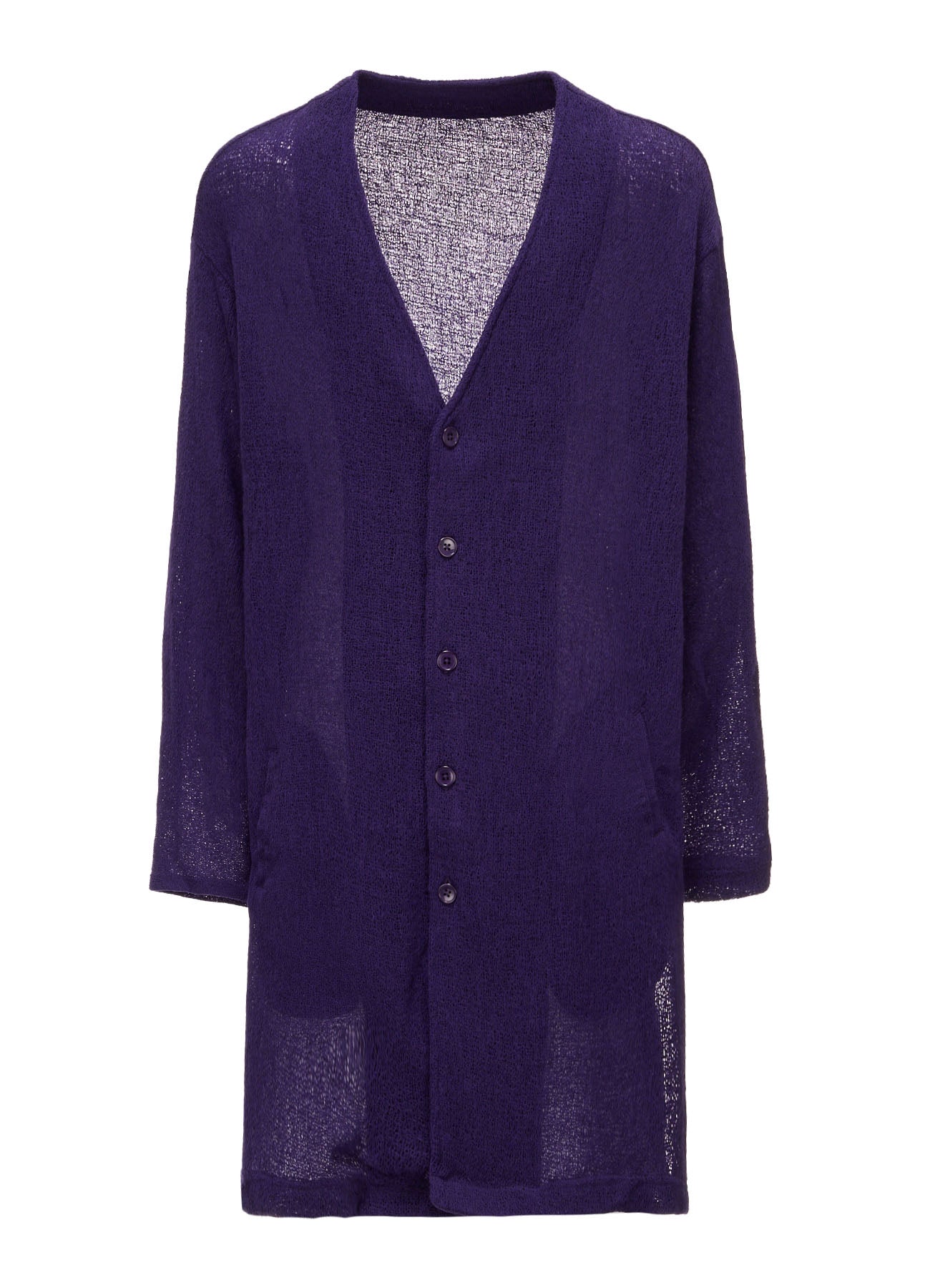 SPIDER WEB KNIT V-NECK LONG CARDIGAN – THE SHOP YOHJI YAMAMOTO