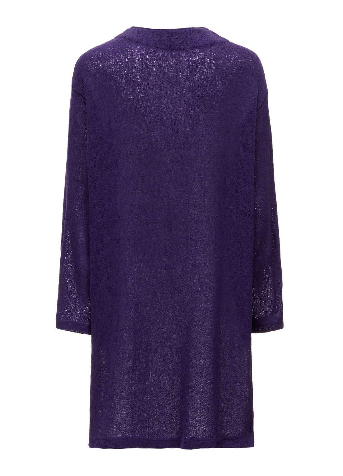 SPIDER WEB KNIT V-NECK LONG CARDIGAN