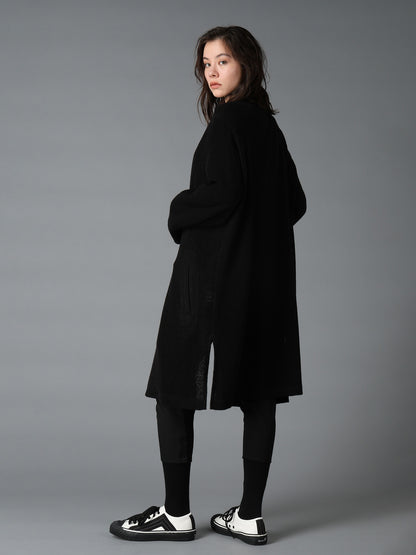 SPIDER WEB KNIT V-NECK LONG CARDIGAN