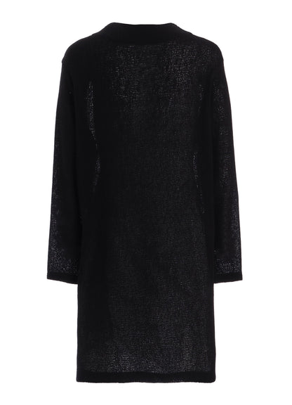 SPIDER WEB KNIT V-NECK LONG CARDIGAN