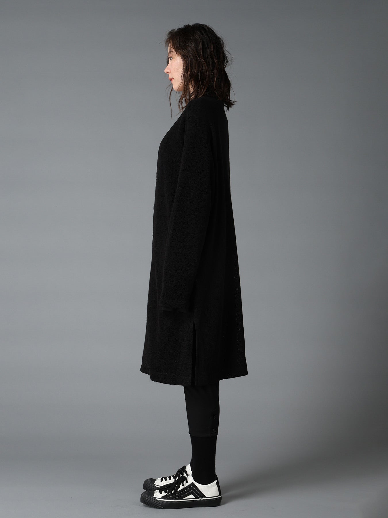 SPIDER WEB KNIT V-NECK LONG CARDIGAN – THE SHOP YOHJI YAMAMOTO