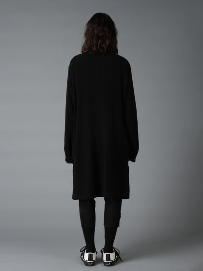 SPIDER WEB KNIT V-NECK LONG CARDIGAN