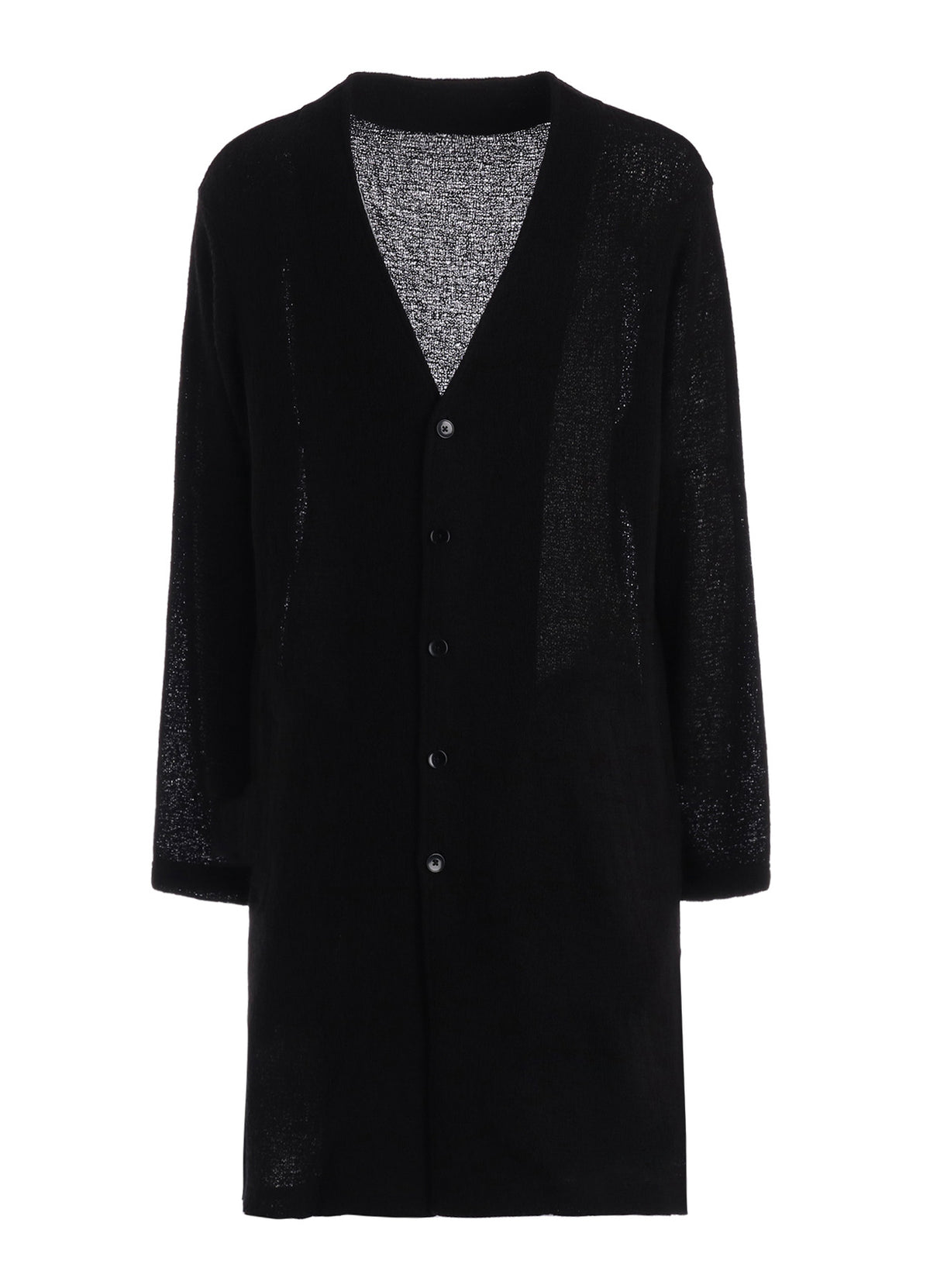 SPIDER WEB KNIT V-NECK LONG CARDIGAN