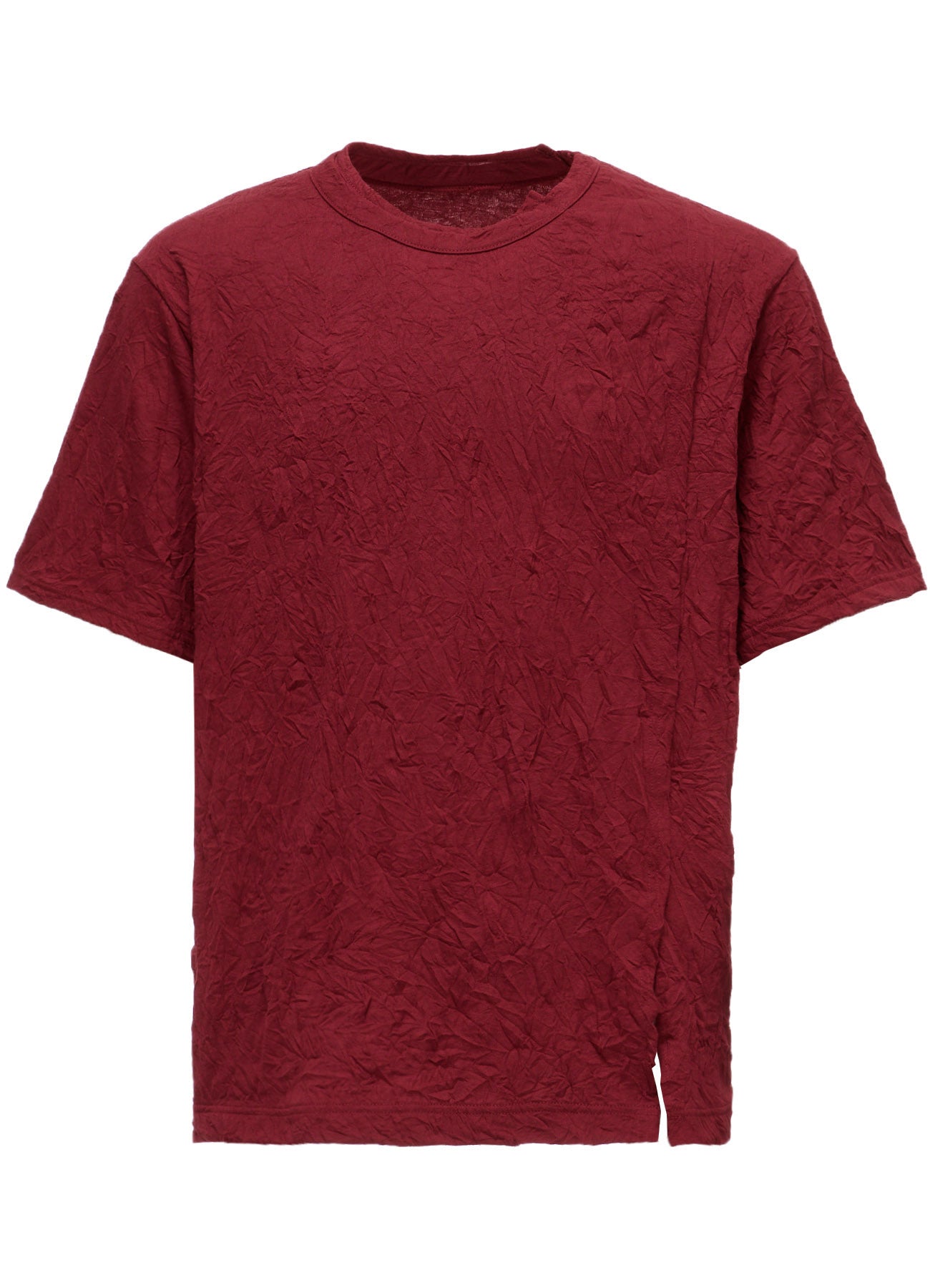 CATCH WASHER WRINKLE JERSEY MIX SHORT SLEEVED T