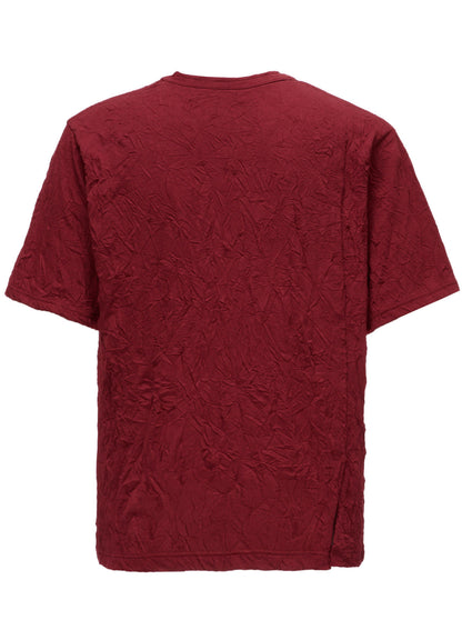 CATCH WASHER WRINKLE JERSEY MIX SHORT SLEEVED T