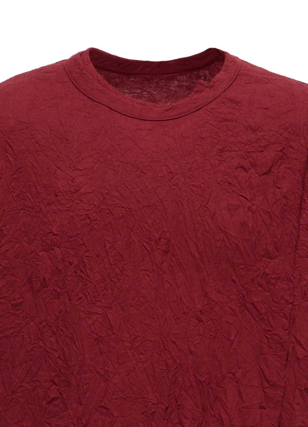 CATCH WASHER WRINKLE JERSEY MIX SHORT SLEEVED T