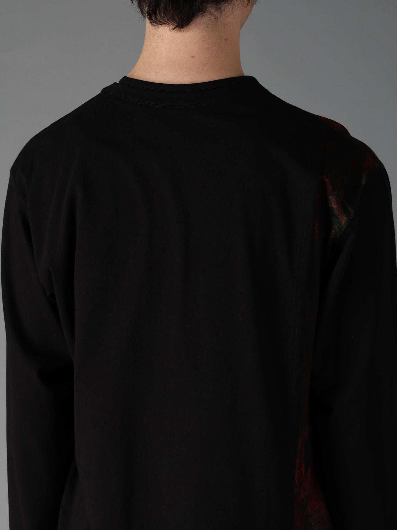 SHADOW FLORAL + COTTON JERSEY MIX LONG SLEEVED T – THE SHOP YOHJI