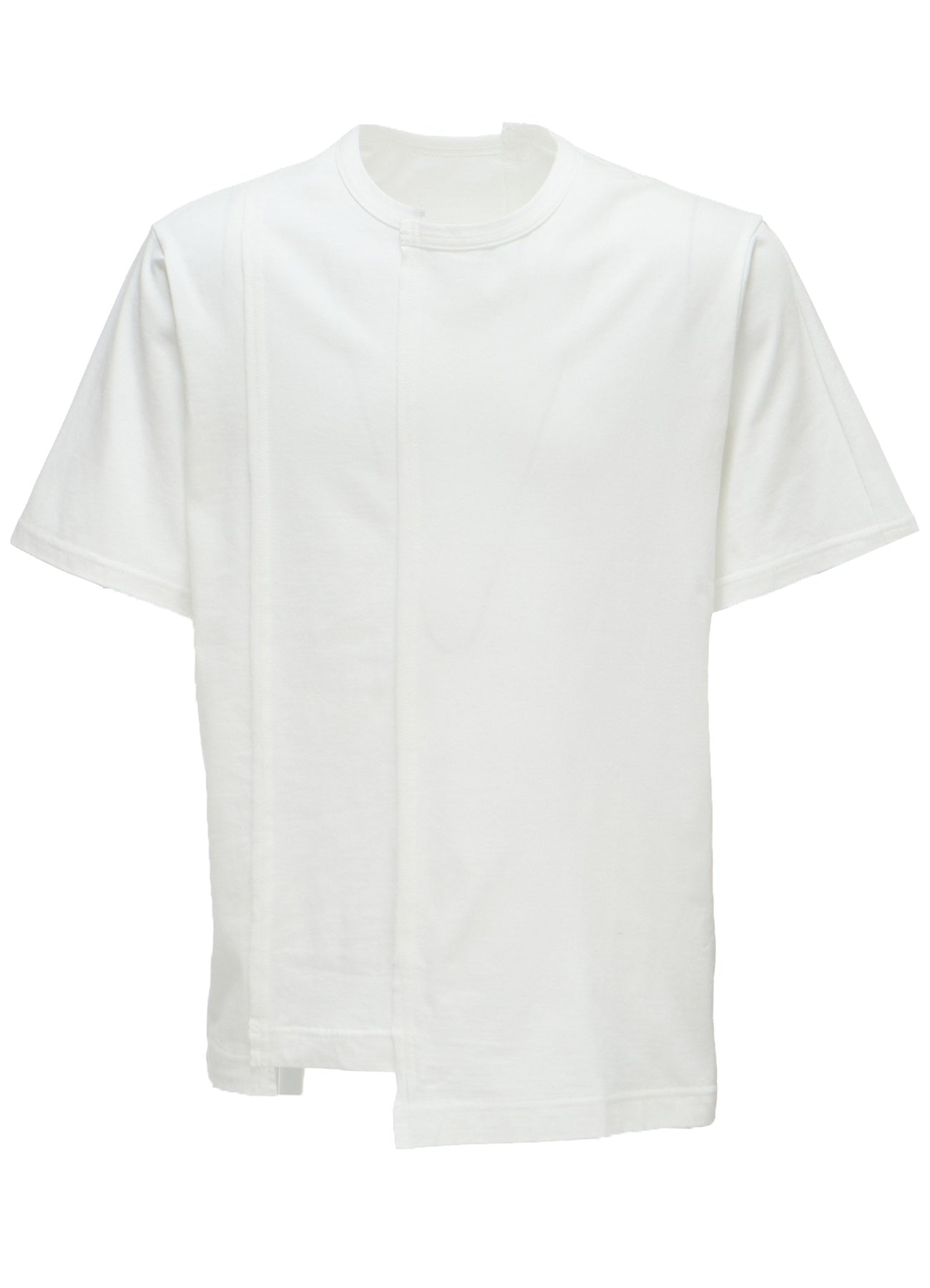 COTTON JERSEY CUT-OFF SHORT SLEEVED T