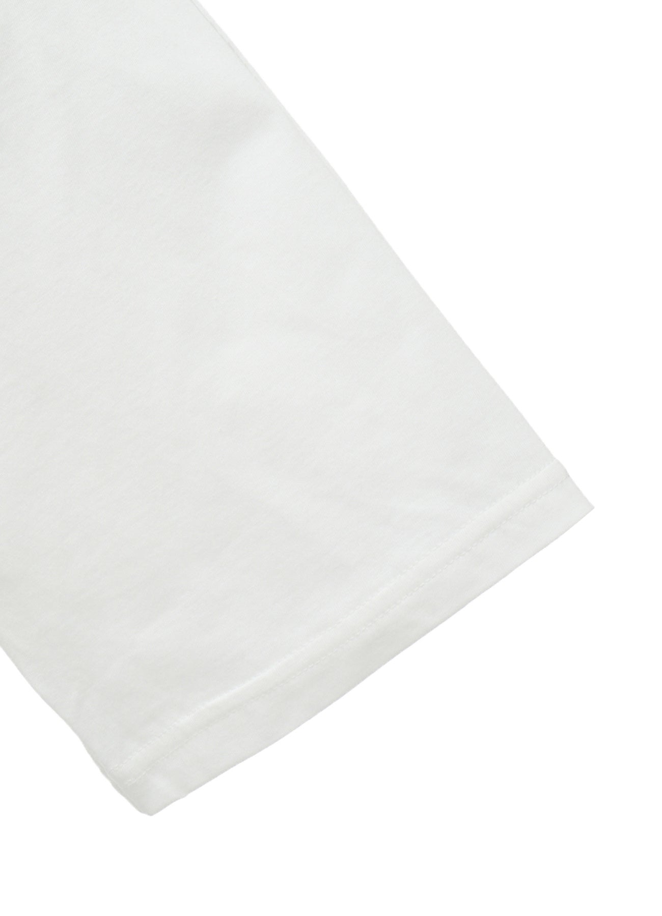 COTTON JERSEY CUT-OFF SHORT SLEEVED T