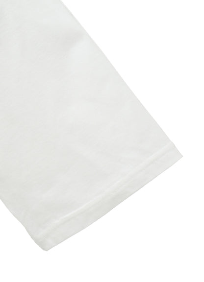 COTTON JERSEY CUT-OFF SHORT SLEEVED T