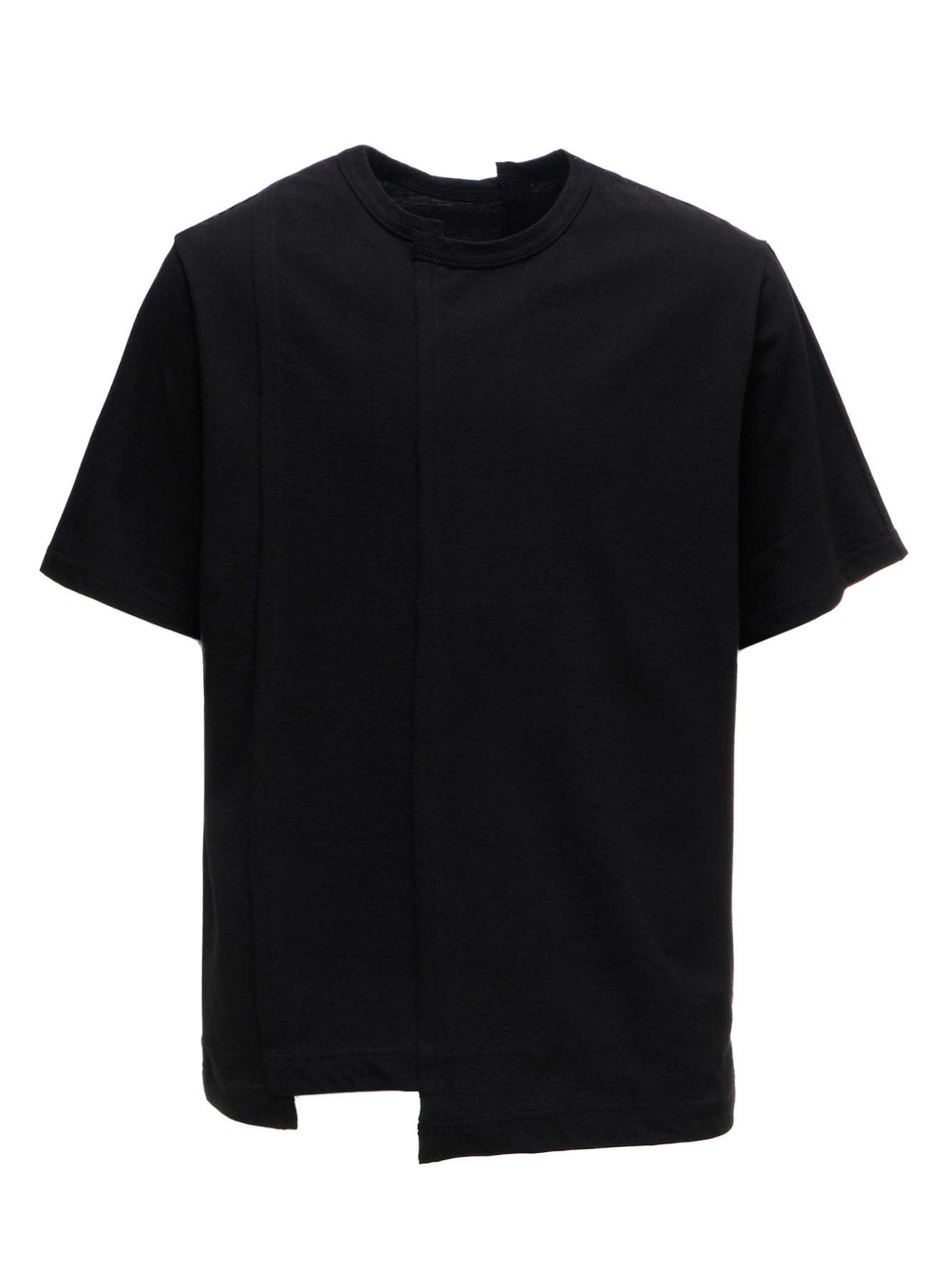 COTTON JERSEY CUT-OFF SHORT SLEEVED T