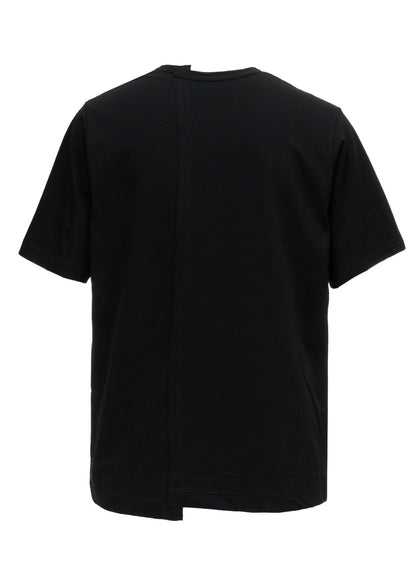 COTTON JERSEY CUT-OFF SHORT SLEEVED T
