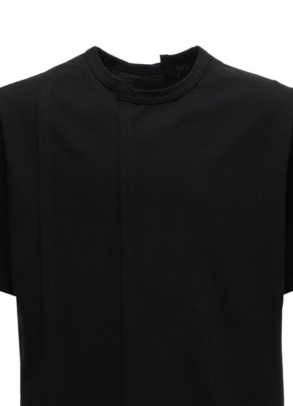 COTTON JERSEY CUT-OFF SHORT SLEEVED T