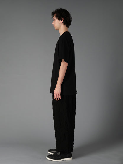 COTTON JERSEY CUT-OFF SHORT SLEEVED T