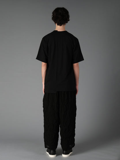 COTTON JERSEY CUT-OFF SHORT SLEEVED T
