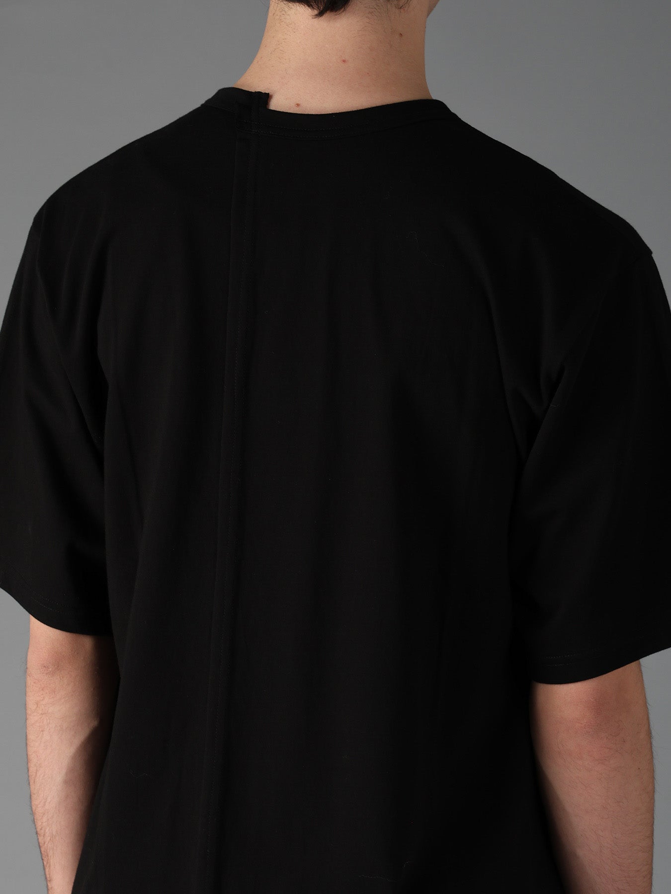COTTON JERSEY CUT-OFF SHORT SLEEVED T