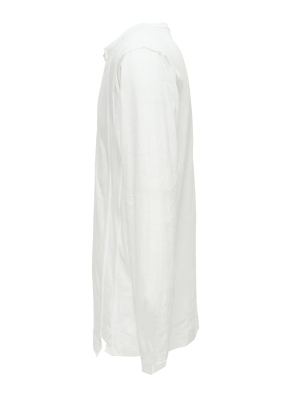 COTTON JERSEY CUT-OFF LONG SLEEVED T