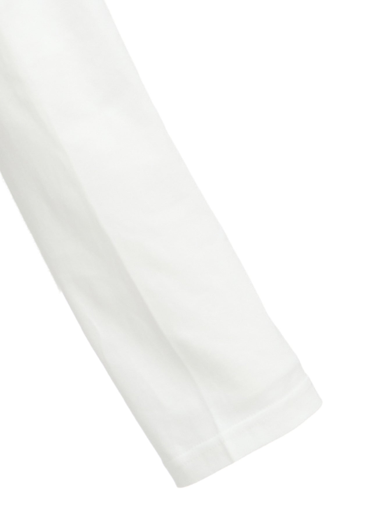 COTTON JERSEY CUT-OFF LONG SLEEVED T
