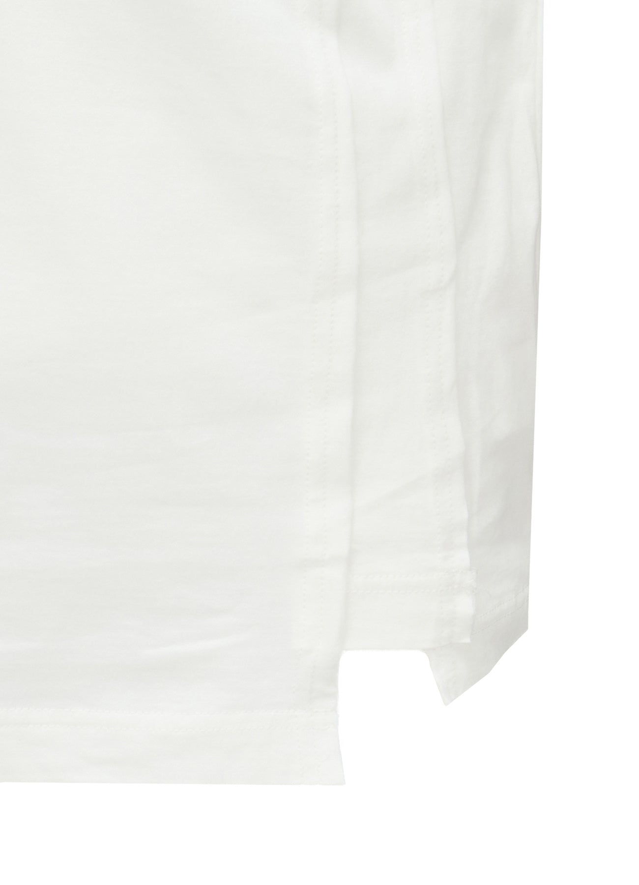 COTTON JERSEY CUT-OFF LONG SLEEVED T