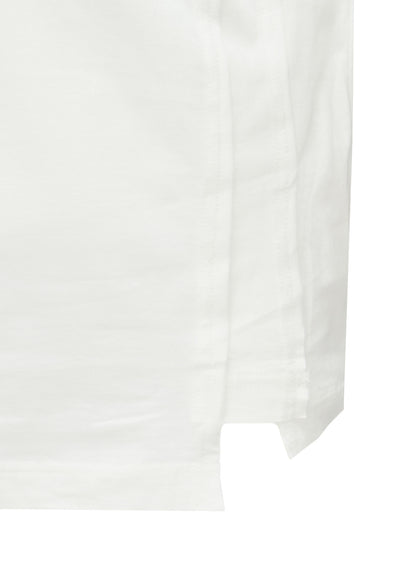 COTTON JERSEY CUT-OFF LONG SLEEVED T