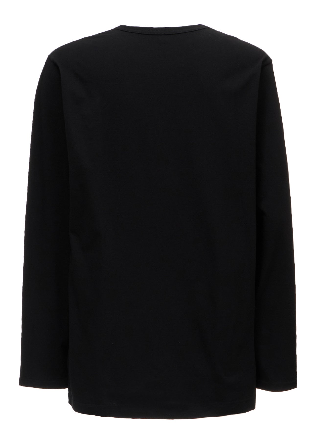 COTTON JERSEY CUT-OFF LONG SLEEVED T