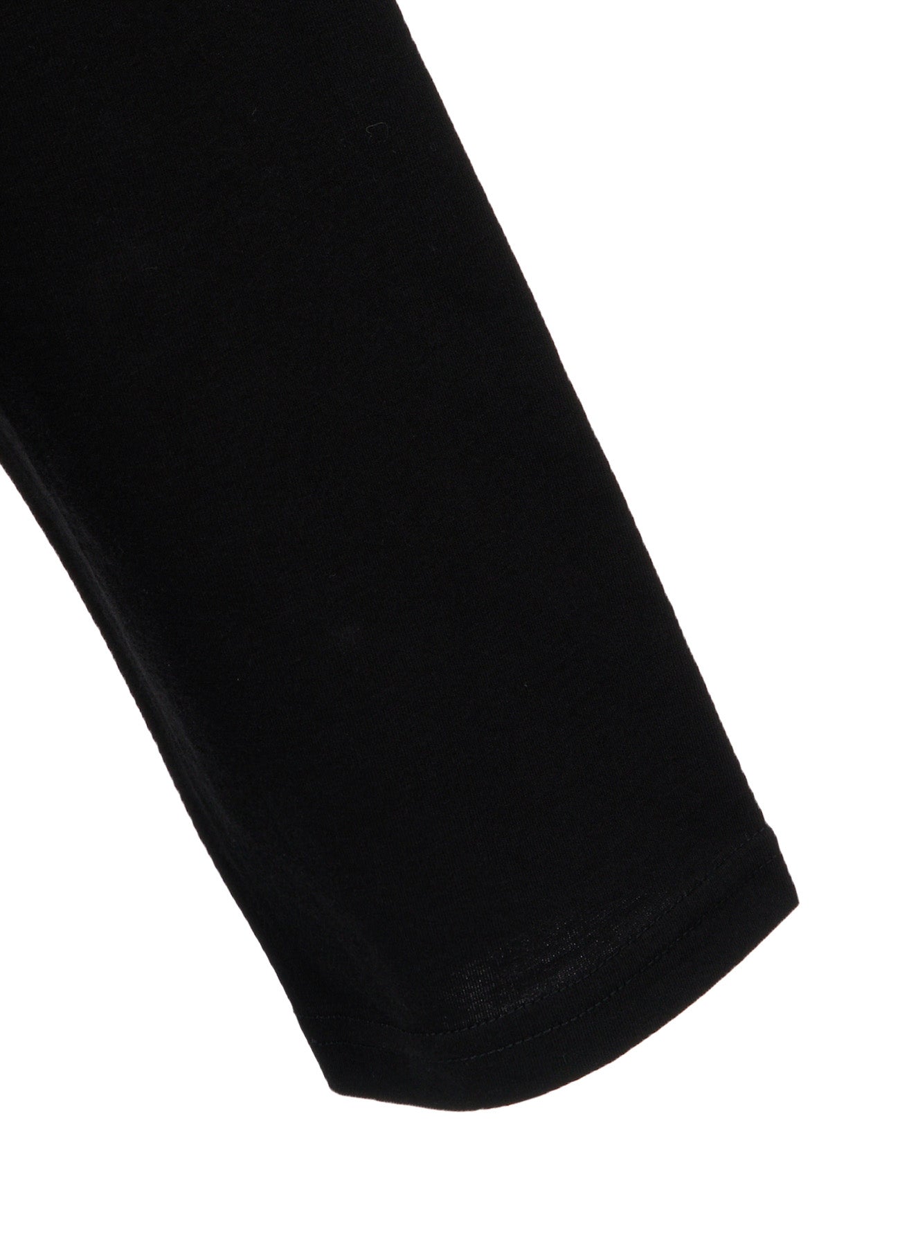 COTTON JERSEY CUT-OFF LONG SLEEVED T