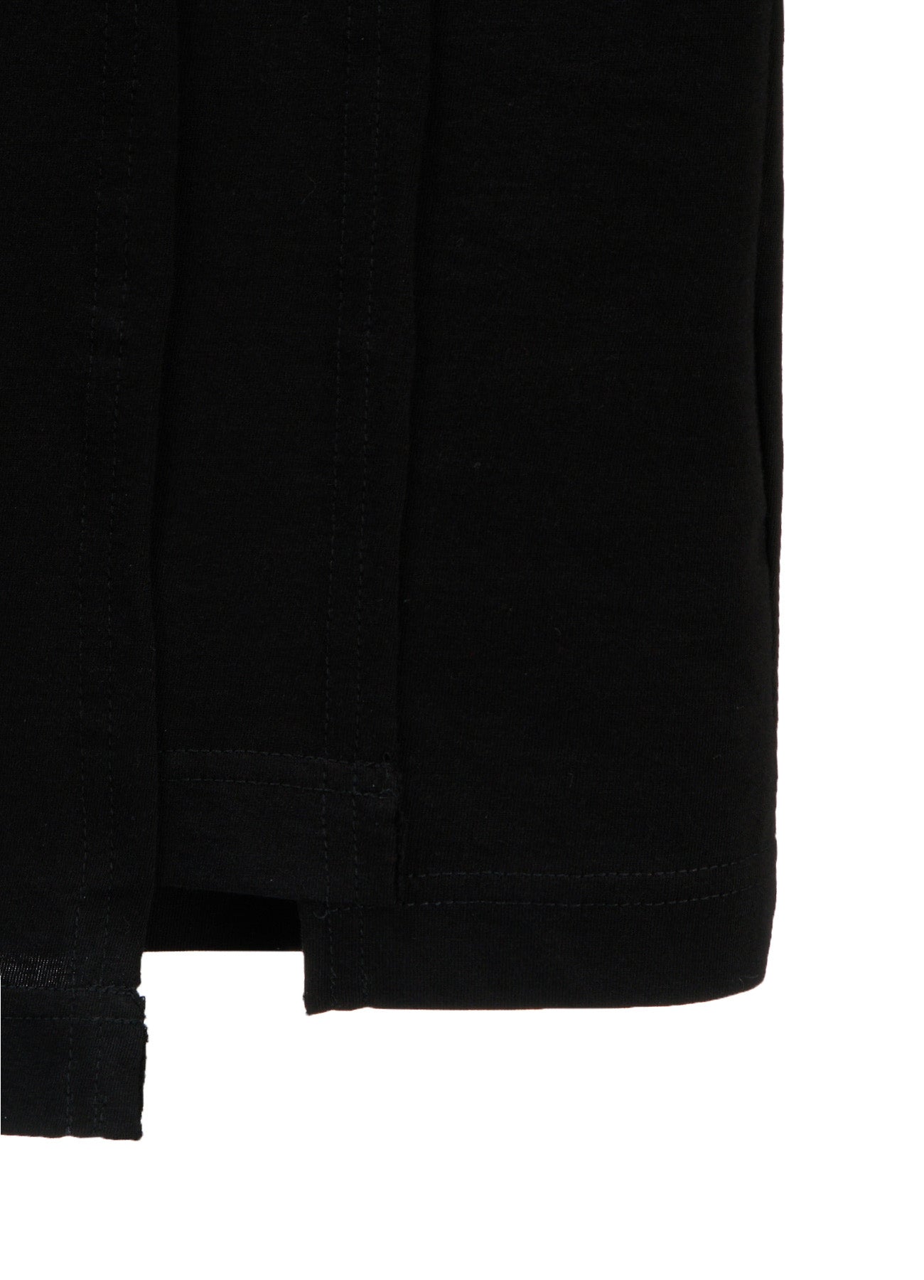 COTTON JERSEY CUT-OFF LONG SLEEVED T
