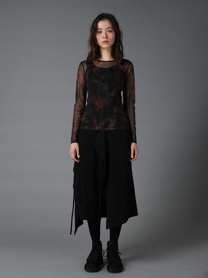 SHADOW FLORAL SOFT TULLE