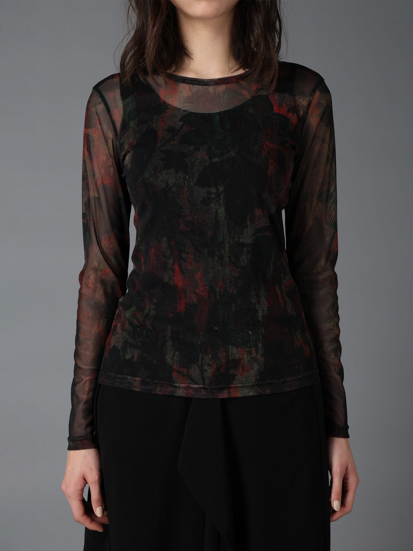 SHADOW FLORAL SOFT TULLE