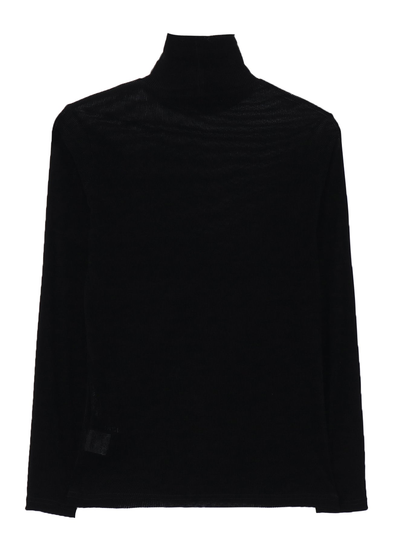 FLOCKED STRIPE HIGH-NECK TULLE – THE SHOP YOHJI YAMAMOTO