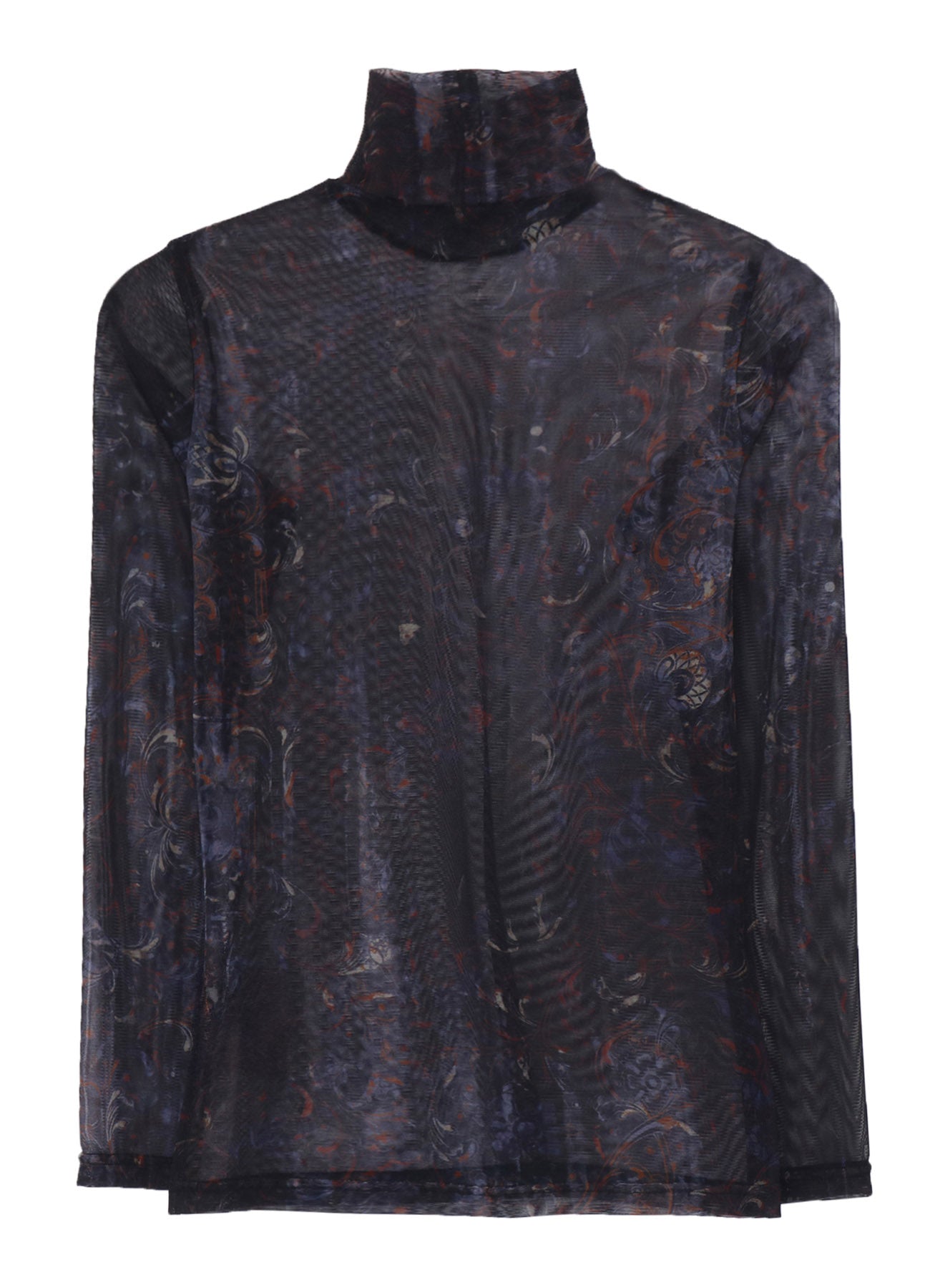 トップス Yohjiyamamoto PAISLEY HIGH NECK SOFT TULLE – THE SHOP YOHJI YAMAMOTO