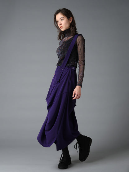 PAISLEY HIGH NECK SOFT TULLE