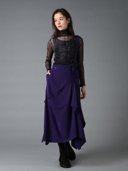 PAISLEY HIGH NECK SOFT TULLE