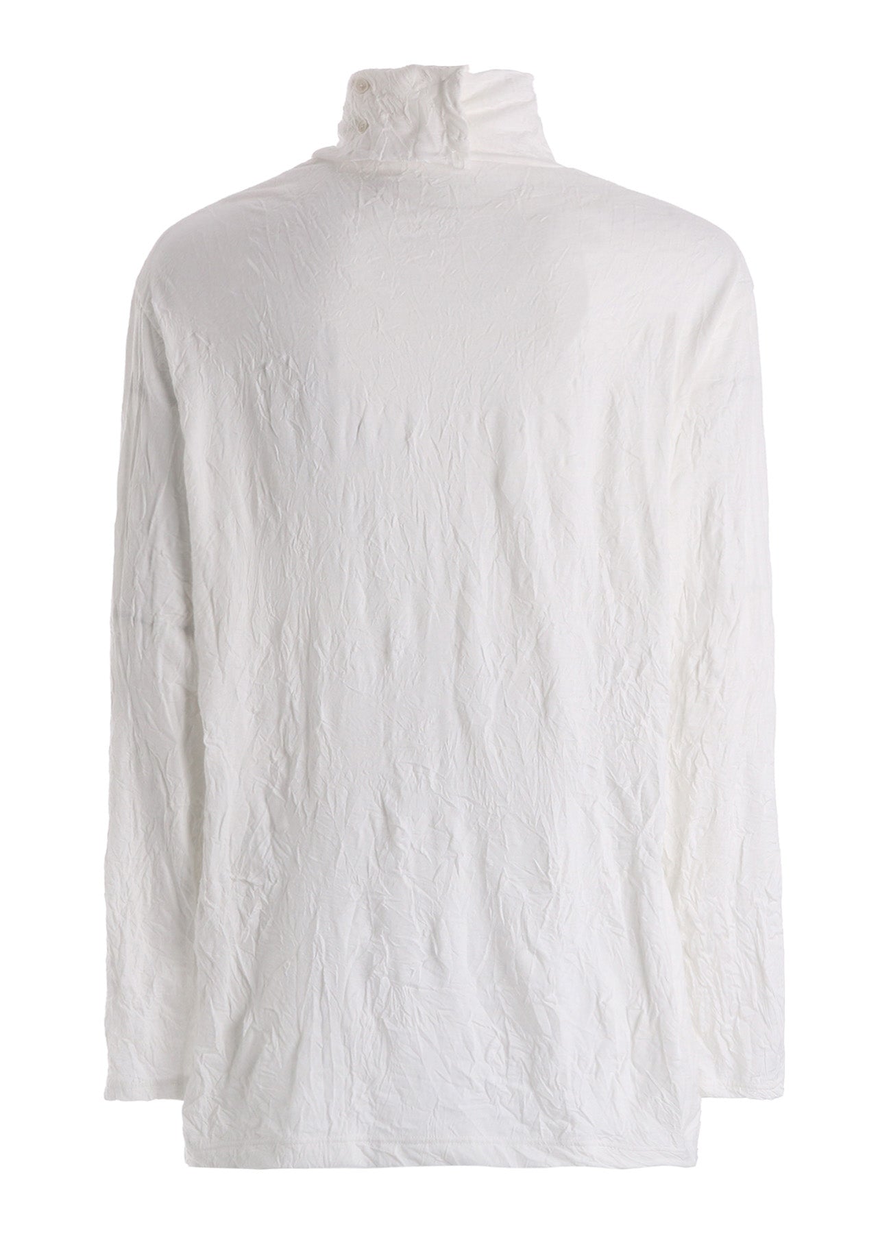 CATCH WASHER WRINKLE JERSEY TURTLENECK LONG SLEEVED T-SHIRT