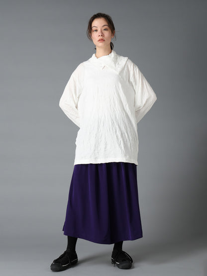 CATCH WASHER WRINKLE JERSEY TURTLENECK LONG SLEEVED T-SHIRT