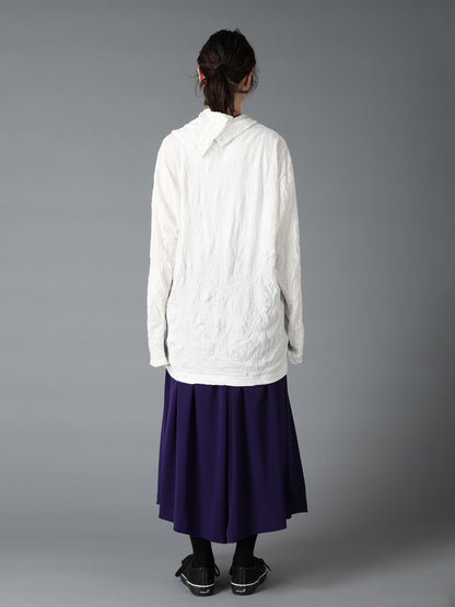 CATCH WASHER WRINKLE JERSEY TURTLENECK LONG SLEEVED T-SHIRT