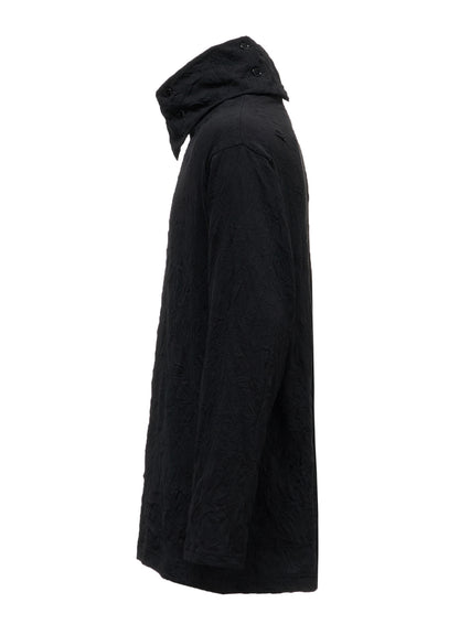 CATCH WASHER WRINKLE JERSEY TURTLENECK LONG SLEEVED T-SHIRT