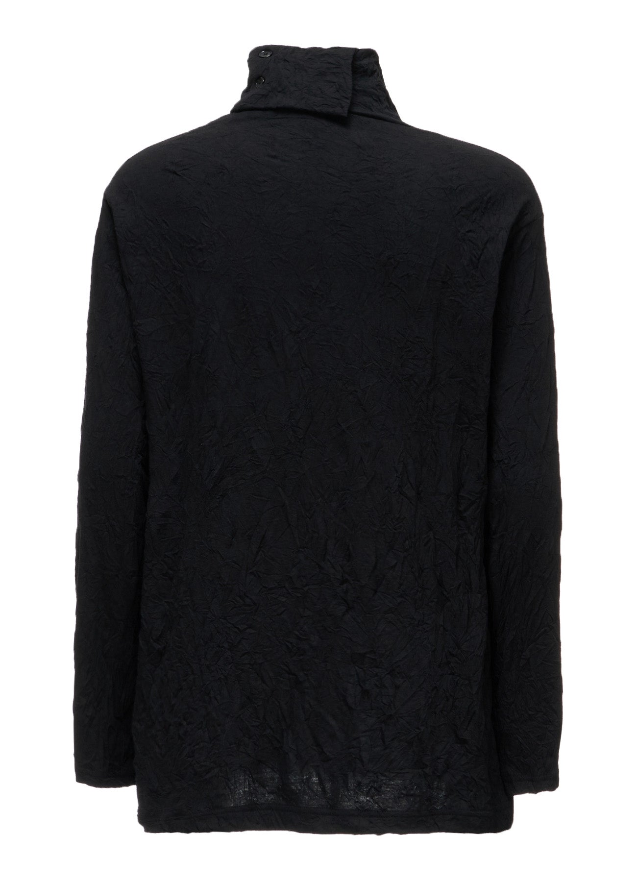 CATCH WASHER WRINKLE JERSEY TURTLENECK LONG SLEEVED T-SHIRT