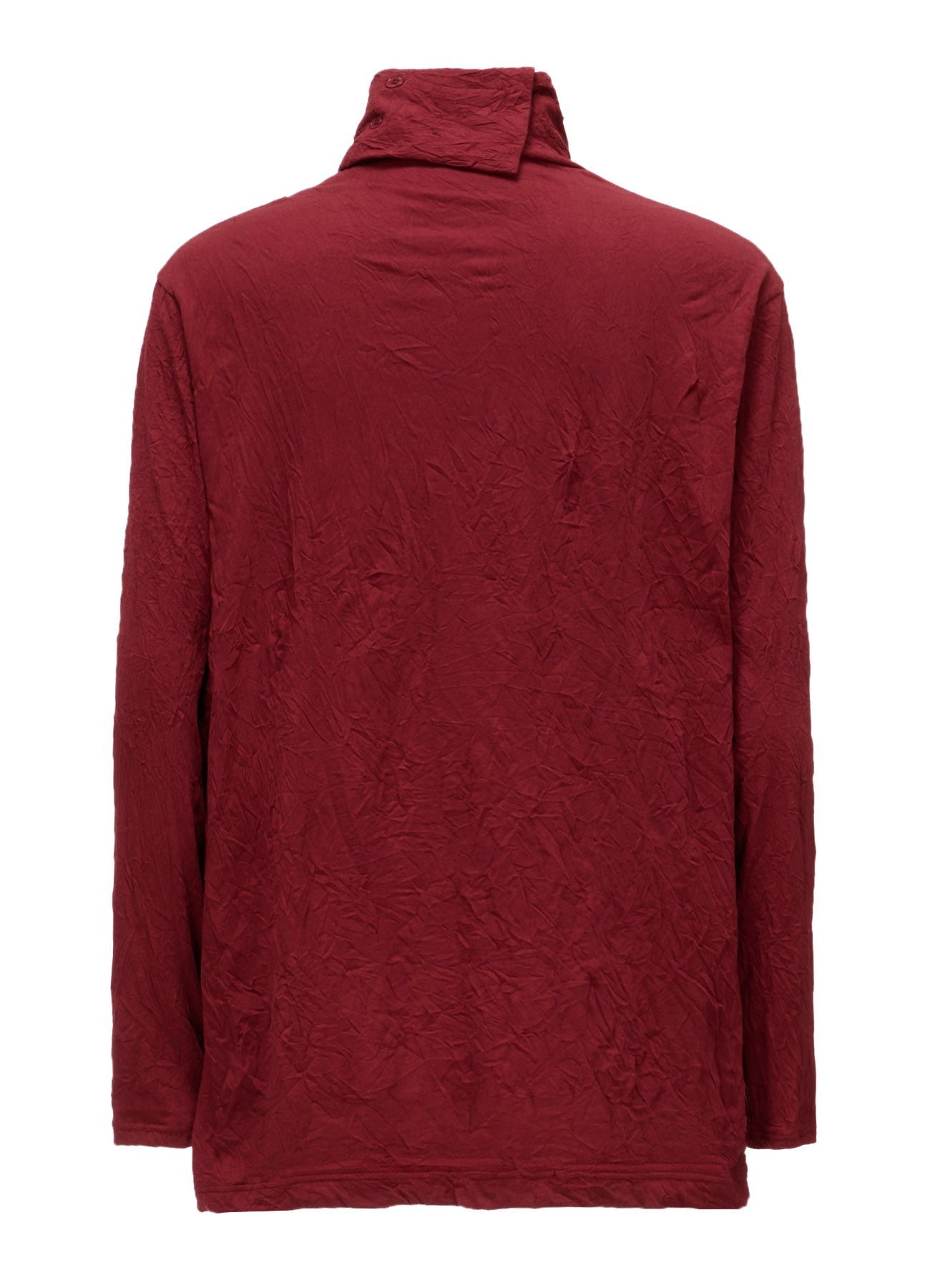 CATCH WASHER WRINKLE JERSEY TURTLENECK LONG SLEEVED T-SHIRT