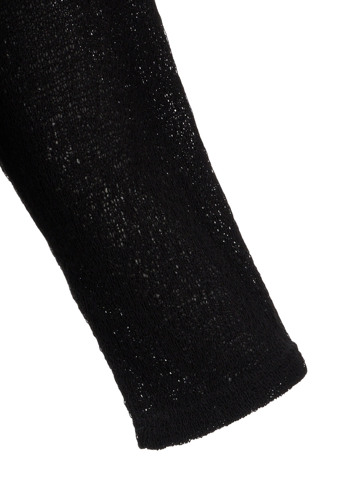 SPIDER WEB KNIT TURTLENECK LONG-SLEEVED T