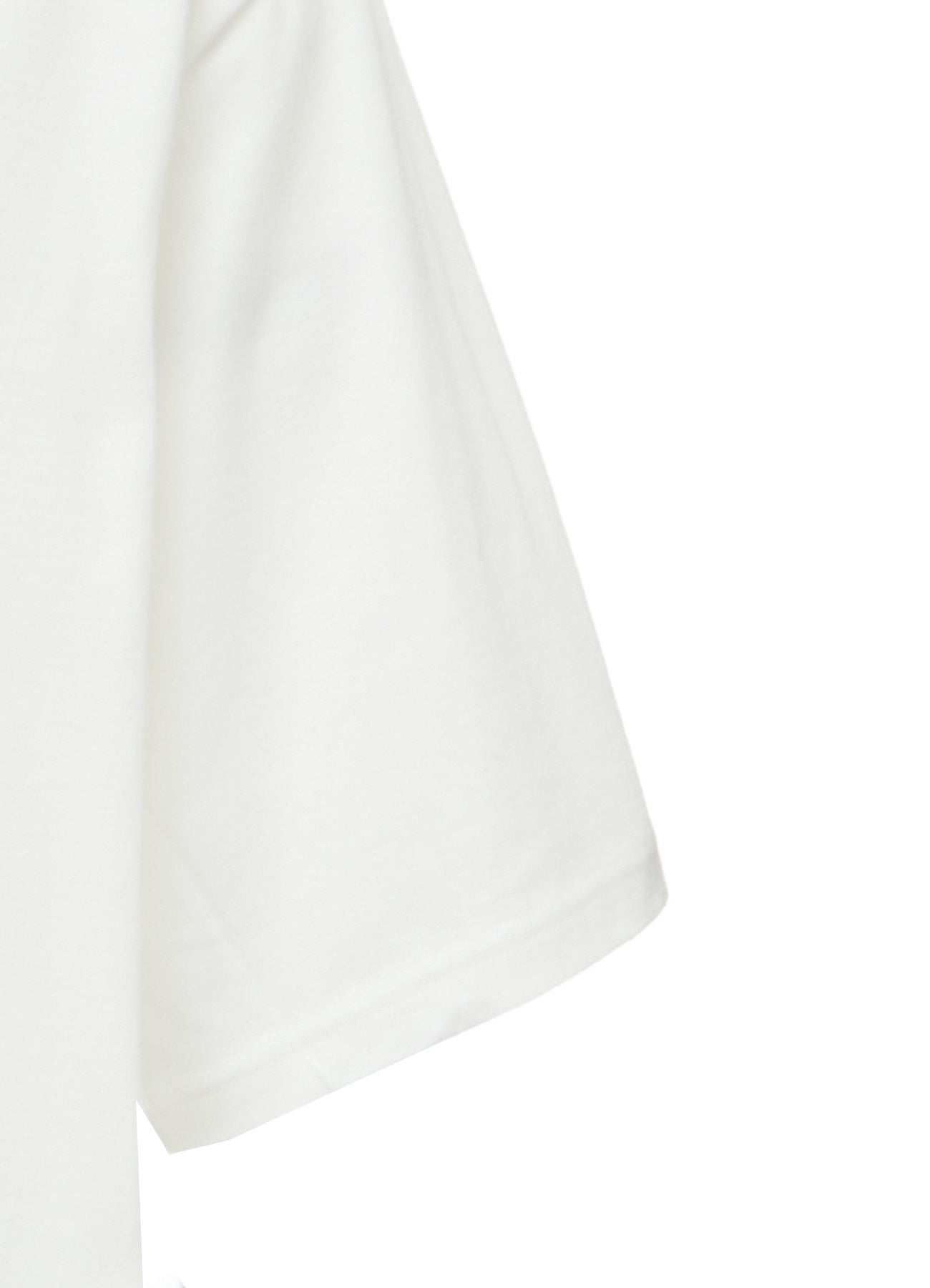 COTTON JERSEY FRONT SLIT COLLAR SHORT SLEEVED T