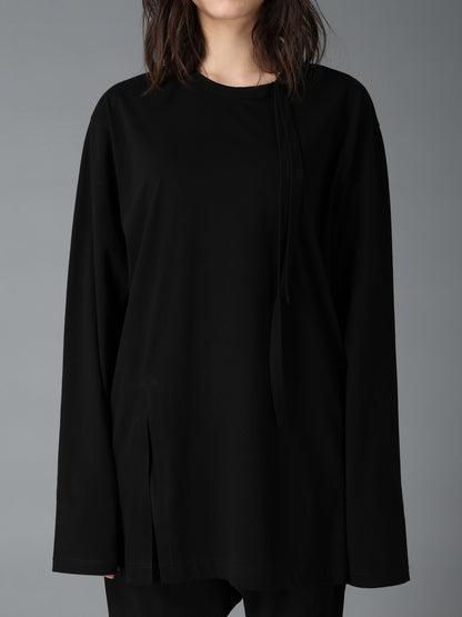 COTTON JERSEY LONG SLEEVED T