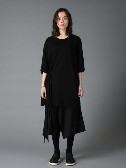 ULTIMA JERSEY SIDE GATHERED T