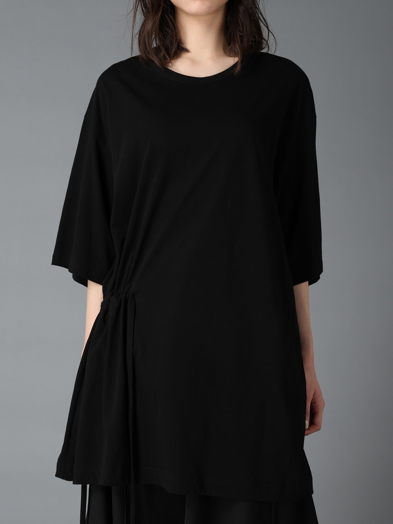 ULTIMA JERSEY SIDE GATHERED T