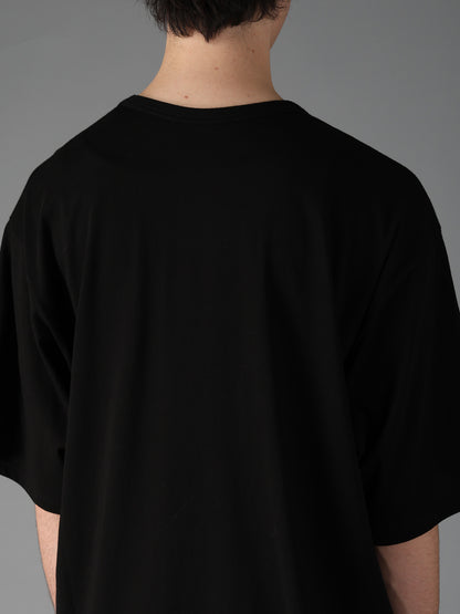 ULTIMA JERSEY SIDE GATHERED ROUND HEM T