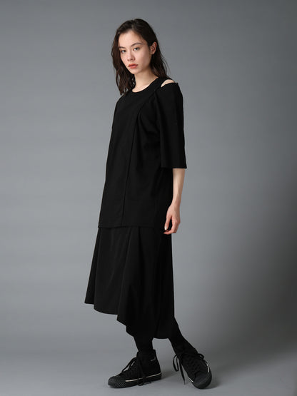 ULTIMA JERSEY SHOULDER CUT SHORT SLEEVED T