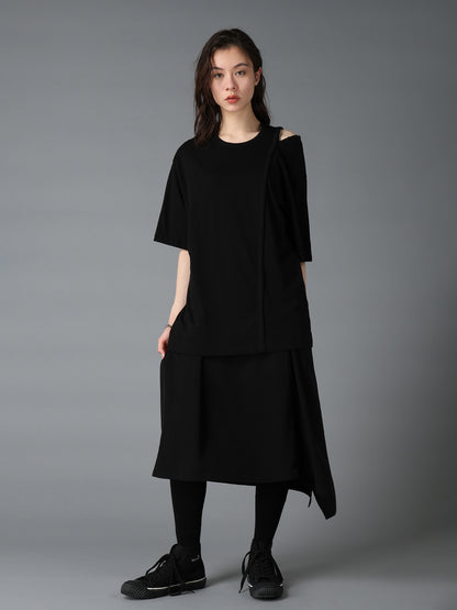 ULTIMA JERSEY SHOULDER CUT SHORT SLEEVED T